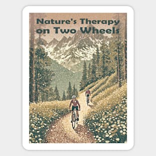 Nature Therapy on Two Wheels Sticker